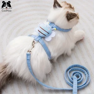 Blue Butterfly Cat Leash
